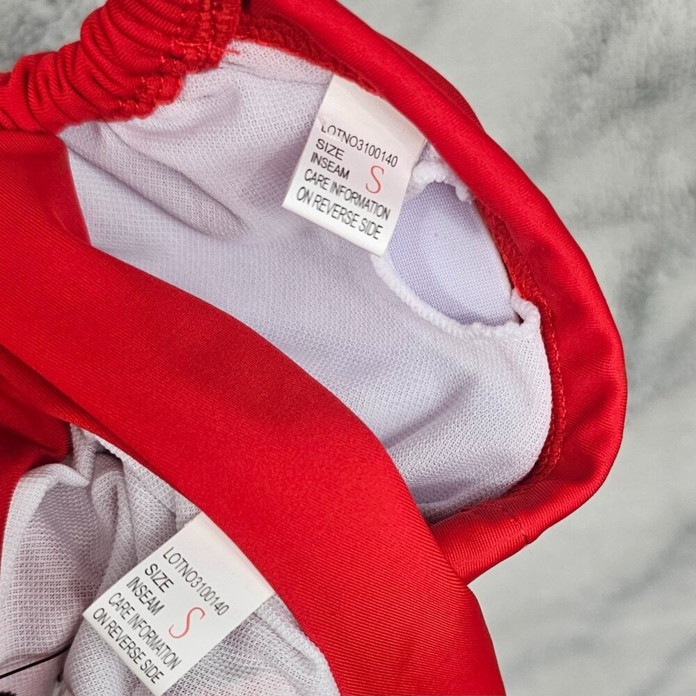 Set of 2 Dolls Kill Size Small Neon Green/Red Strappy Bikini Multi-Way Straps - Picture 12 of 12